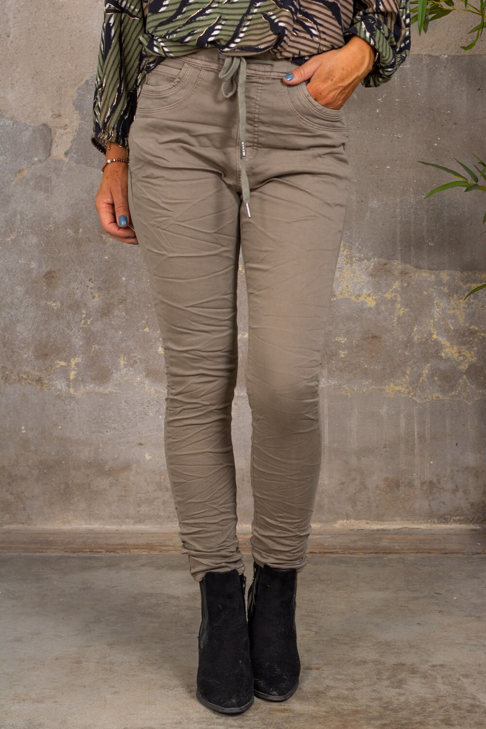 Jogging jeans 92913 - Taupe