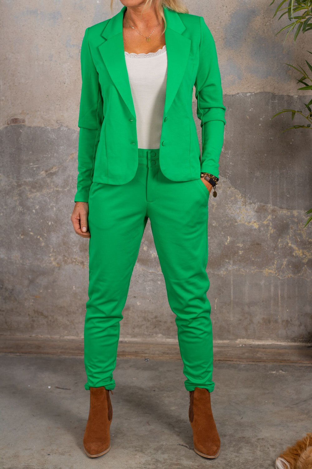 Soft Suit Bukser - Emerald